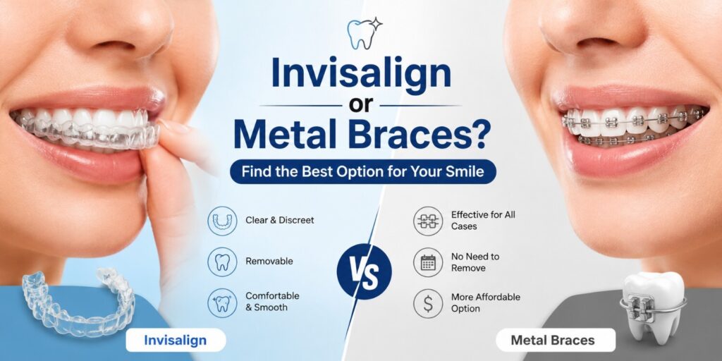 Invisalign or Metal Braces?