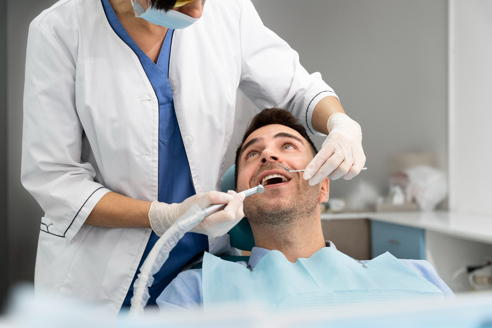 Before tooth saving dental treatment
